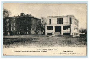 c1920's Pennington Seminary Administration Building Chapel New Jersey Postcard 