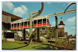 c1960's Busch Gardens Skyrail Safari Tampa Florida FL Unposted Vintage Postcard 