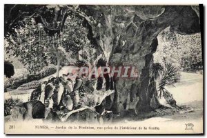 Old Postcard Nimes Jardin De La Fontaine Vue Prize From I & # 39Interieur De ...