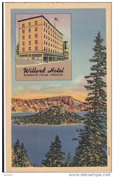 Willard Hotel, Klamath Falls, Oregon,  PU-1952
