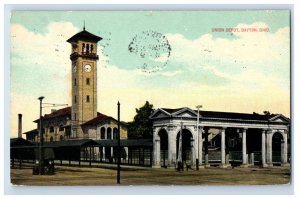 C. 1900-10 Union Depot, Dayton Ohio. Postcard P60E