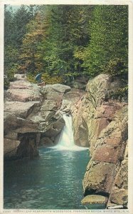 United States New Hampshire White Mountains water leap near North Woodstock