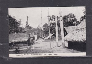 SOLOMON ISLANDS, UGI, ETEETE VILLAGE, c1910 Melanesian Mission pps., unused.