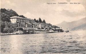 Cadenabbia Italy Hotel Belle Vue Lago di Como Antique Postcard J50172