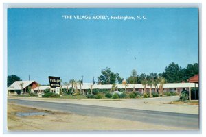 c1950s The Village Motel Rockingham North Carolina NC Unposted Postcard 