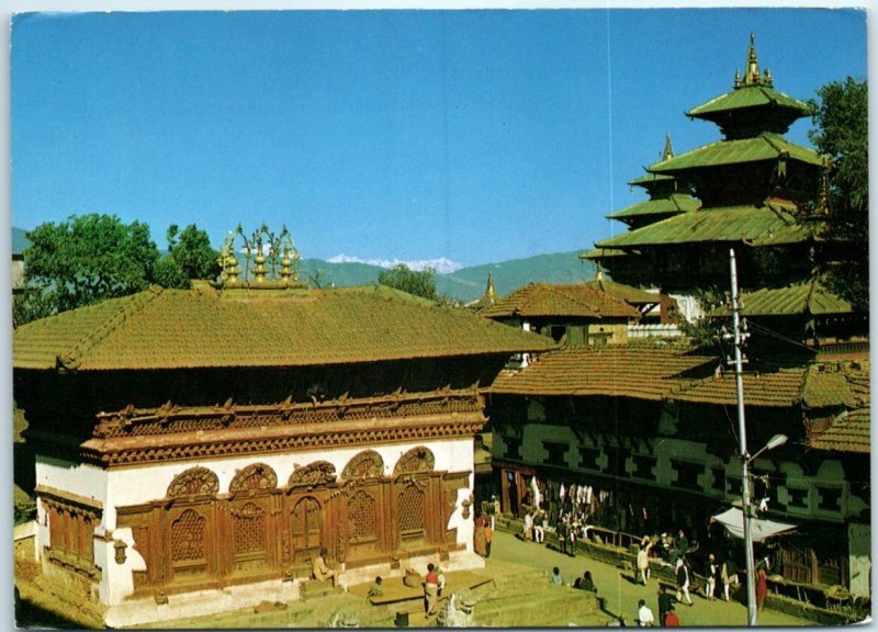 Postcard - Temples of Hanumandhoka - Kathmandu, Nepal 