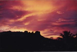 Micronesia Pohnpei Beautiful Sunset Scene