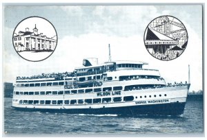 c1960's The Potamic River Cruise George Washington Wilson Line W. DC Postcard