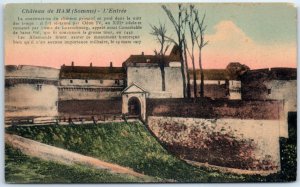 M-42207 Chateau de Ham Somme Entrance Ham France Europe