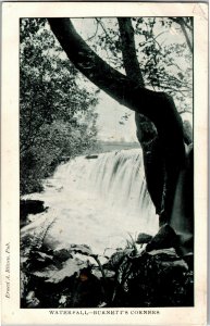Waterfall, Burnett's Corners WI Undivided Back Vintage Postcard V26