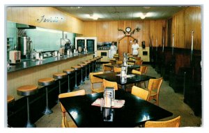 CHATANOOGA, TN ~ Roadside WILLIAM'S RESTAURANT c1950s Interior Postcard