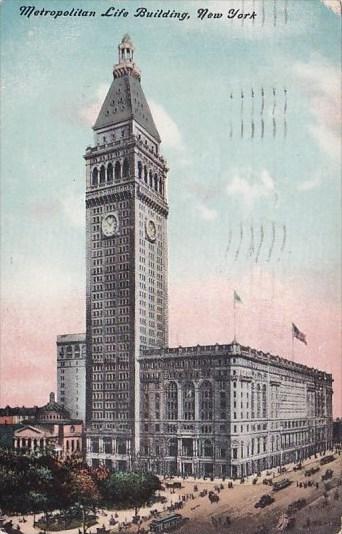 New York City Metropolitan Life Building 1910