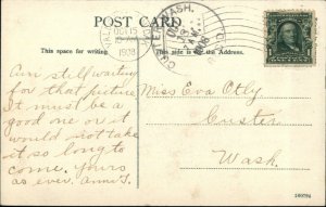 Valley City ND Birdseye View c1910 Postcard