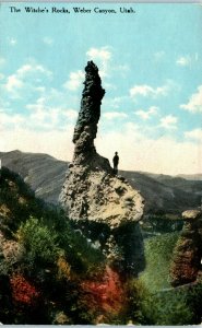 1910s Witches' Rocks Weber Canyon Utah Postcard