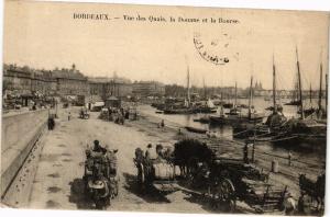 CPA AK BORDEAUX - vuE DES QuAIS LA DONANE (192310)