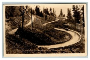 Vintage 1939 RPPC Postcard Lower Columbia River Highway Cannon Beach Oregon