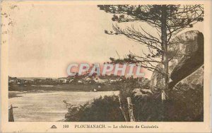 Old Postcard The castle of Ploumanach Costaeres