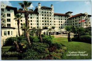 Postcard - Galvez Hotel, Galveston Island - Texas