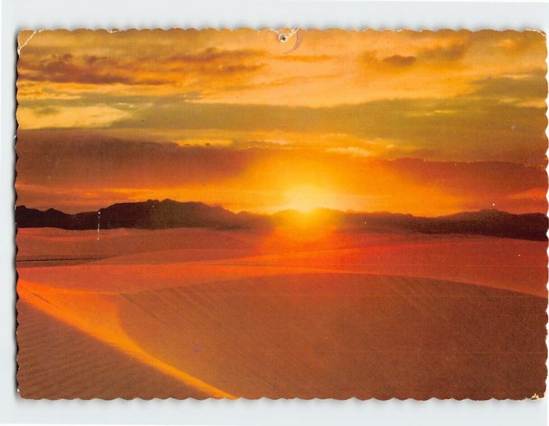 Postcard Evening Comes To White Sands National Monument, New Mexico