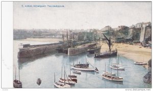 NEWQUAY (Cornwall), England, UK, 1900-1910s; The Harbour, Boats