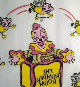 Romper Room Jack In The Box Clown Dobee Bumble Bee Iron-On Heat Transfer Decal