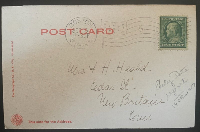 Vintage Postcard 1908 Bradford Academy, Haverhill, Massachusetts (MA)