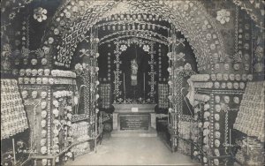 MaCabre Skulls Death Malta Chapel of Bones c1910 Crisp Real Photo POstcard