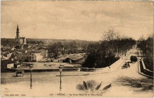 CPA NÉRAC Le Pont Neuf et le Petit NÉRAC Le Lot et Garonne (100128)