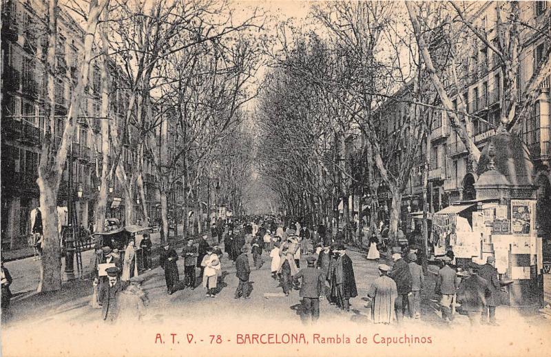 Br33415 Barcelona Las Ramblas spain