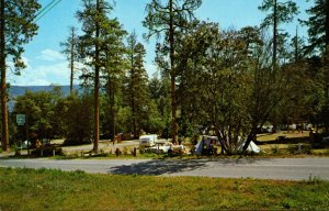 Canada British Columbia Peach Orchard Park Tent Camp On Okanagan Lake