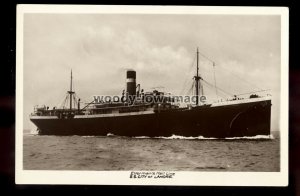 ca0238 - Ellerman Hall Cargo Ship - City of Lahore , built 1911 - postcard