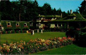 Butchart Gardens Vicroria B. C. Canada Vintage Postcard Standard View Card