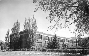 Brooklings South Dakota Jr High School 1940s RPPC Photo Postcard Cook 6259