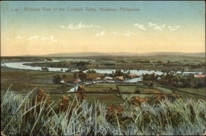 Mindanao Philippines Cotabato Valley c1910 Postcard