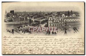 Old Postcard From Paris Vue Prize of Saint Gervais