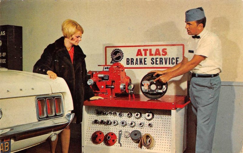 Atlas Brake Service Car Mechanic Larry Seidell Chevron El Cerrito, CA 1972 Ad