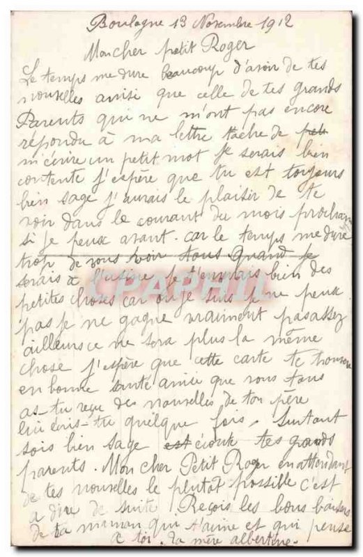 Old Postcard Fantasy Children Train