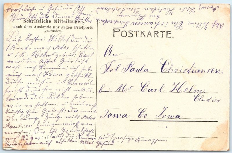 c1900s Husum, Germany Mayor Emanuel Gurlitt Town Benefits Essay Advertising A192
