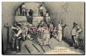 Old Postcard Folklore Wine Vineyards Champagne Moet et Chandon of Boring & # ...