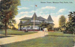Summer Theatre Minnequa Park Pueblo Colorado 1935 postcard