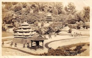 Battle for Castle of Nagoya Display-Bernheimer Japanese Gardens California~RPPC