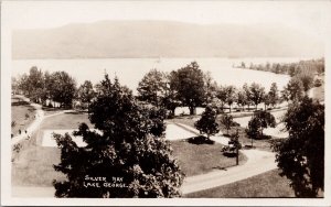 Silver Bay Lake George NY New York Birdseye Unused RPPC Postcard H24