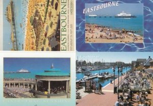 Eastbourne Sunshine Advertising Poster 4x Postcard s