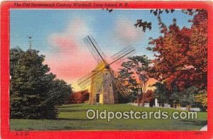 Old Seventeenth Century Windmill Long Island, NY, USA Unused 