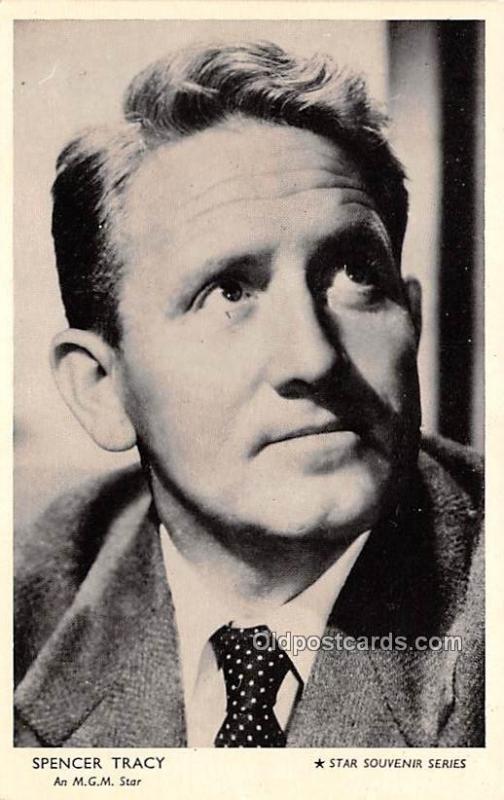 MGM Star, Star Souvenir Series, Spencer Tracy Movie Star Actor Actress Film S...