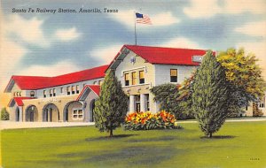 Santa Fe Railway Station - Amarillo, Texas TX