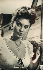 Beautiful Sexy Sophia Loren RPPC Photo Postcard Movie Star Actress 22-5911