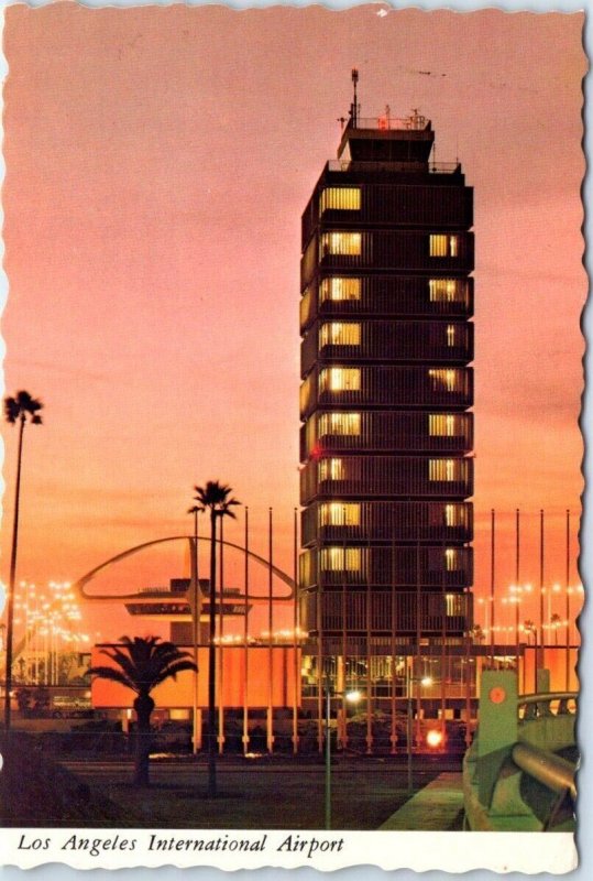 Control Tower - Theme Building - Los Angeles International Airport at Night 