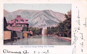 Glenwood Springs Bathing Pool Colorado 1906 postcard