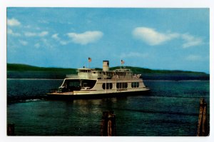Postcard M. V. Adirondack Most Scenic Ferry in North America Standard View Card 